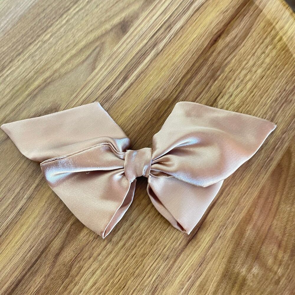 New Coquette hair bow chocolate color for women and girls - Picture 8 of 12